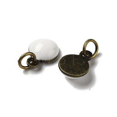 Brass Ename Charms KK-H487-22AB-01-1