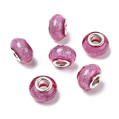 Large Hole Resin European Beads OPDL-R118-10B-1