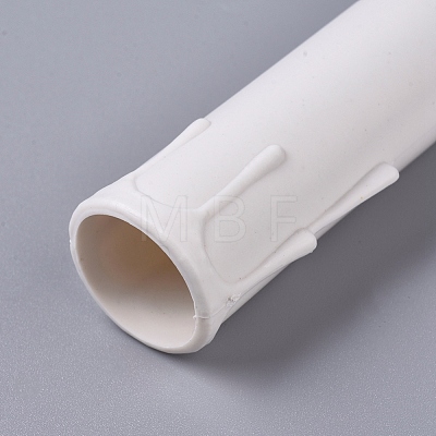 Plastic Candle Light Socket Covers X-DIY-WH0158-38A-1