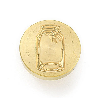 Wax Seal Brass Stamp Head AJEW-G056-01E-1