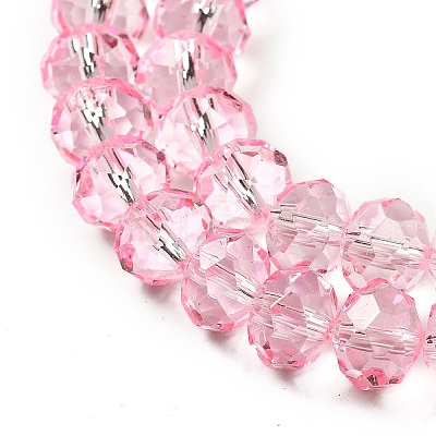 Transparent Baking Paint Glass Beads Strands LS-DGLA-A034-T8mm-D09-1