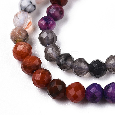 Natural Mixed Gemstone Beads Strands G-D080-A01-02-20-1