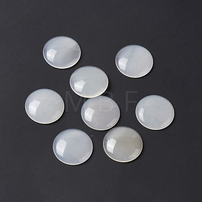Natural White Agate Cabochons G-C247-05B-1