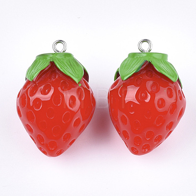 Resin Pendants X-RESI-T028-36-1