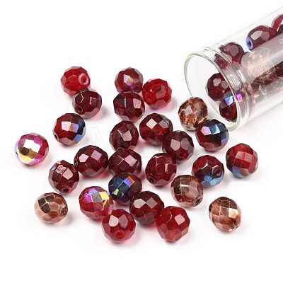 Fire-Polished Czech Glass Beads LAMP-O017-151-RM10-1