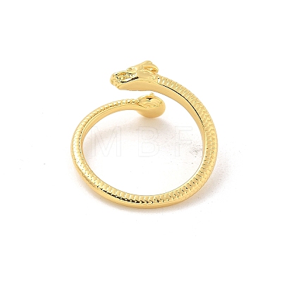 Brass Open Cuff Ring Settings KK-G518-10G-01-1