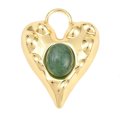 Natural Green Aventurine Pendants GG-G001-02G-12-1