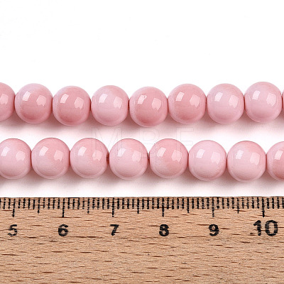 Baking Paint Glass Beads X1-DGLA-N012-8mm-01-1