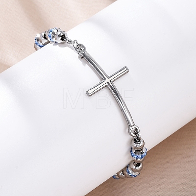 201 Stainless Steel Link Chain Bracelets BJEW-A032-02P-03-1