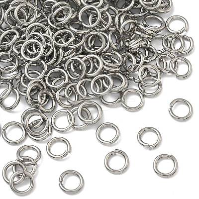 Tarnish Resistant 304 Stainless Steel Open Jump Rings X-STAS-E067-11-9mm-1