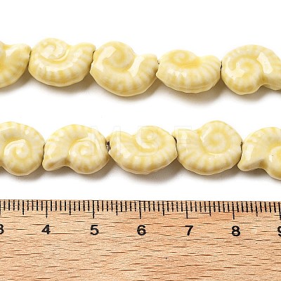 Ocean Series Glazed Porcelain Beads PORC-R002-03-03-1