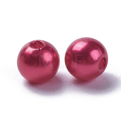 Imitation Pearl Acrylic Beads PL616-13-1