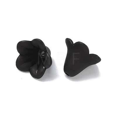 Frosted Flower Acrylic Beads FACR-5332-12A-1