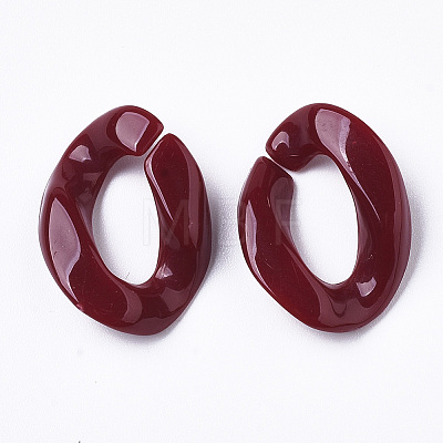 Opaque Acrylic Linking Rings OACR-T011-88F-1