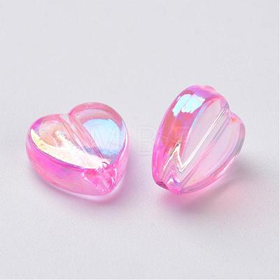 Eco-Friendly Transparent Acrylic Beads PL539-810-1