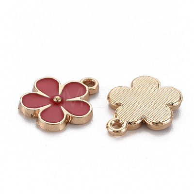 Alloy Enamel Pendants ENAM-N055-033E-NR-1