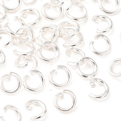 Brass Open Jump Rings KK-G604-08S-23-1