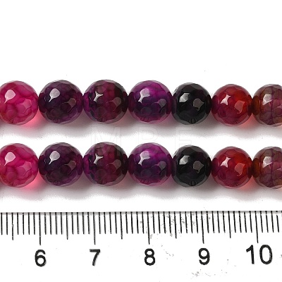 Dyed & Heated Natural Dragon Veins Agate Beads Strands G-P539-A01-09-1