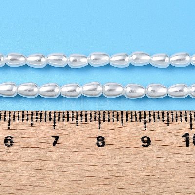 Transparent Spray Painted Glass Beads Strands GLAA-N001-26-1