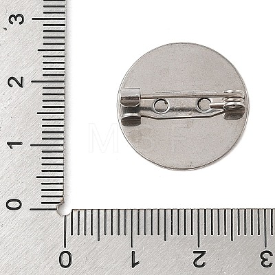 Brooch Cabochon Settings STAS-K254-05C-P-1