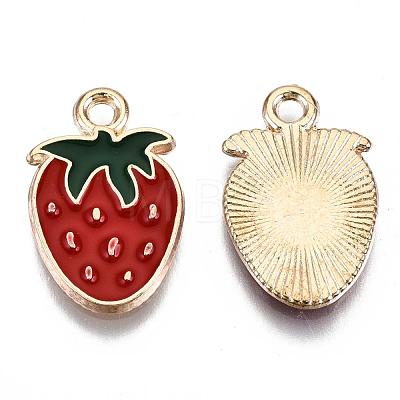 Alloy Enamel Pendants ENAM-S115-026-1