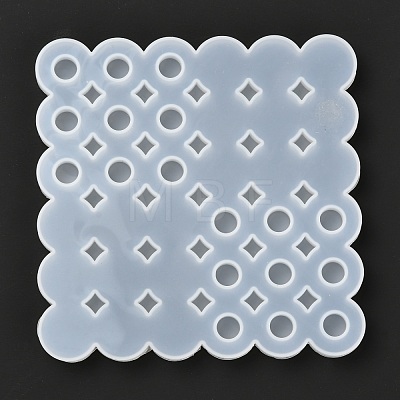 Square Silicone Cup Mat Molds DIY-I065-07-1