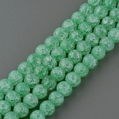 Synthetic Crackle Quartz Beads Strands X-GLAA-S134-8mm-11-1