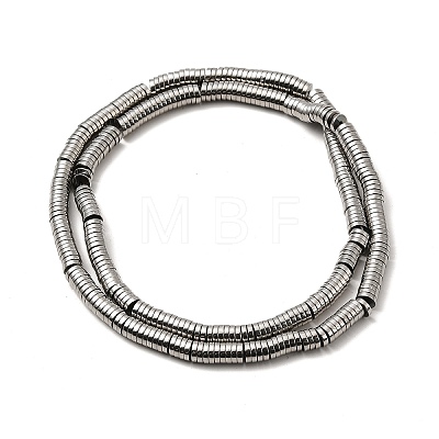Non-magnetic Synthetic Hematite Beads Strands X-G-K011-4x1mm-03-1