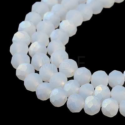 Imitation Jade Glass Beads Strands X1-EGLA-A034-J4mm-MB04-1