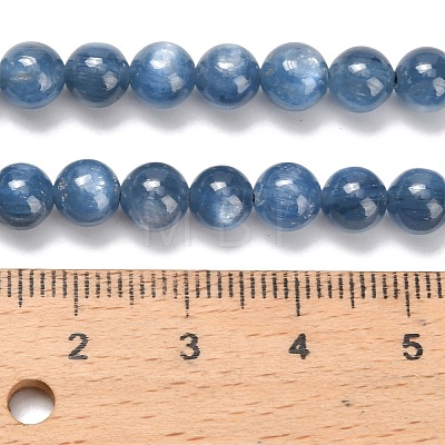 Natural Kyanite Beads Strands G-C259-B01-10mm-02-1