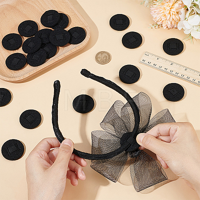 20Pcs Felt Hair Band Pads DIY-BC0015-58A-1