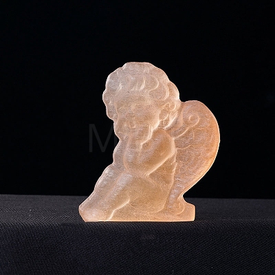 Natural Selenite Carved Healing Angel Stone PW-WG69034-01-1