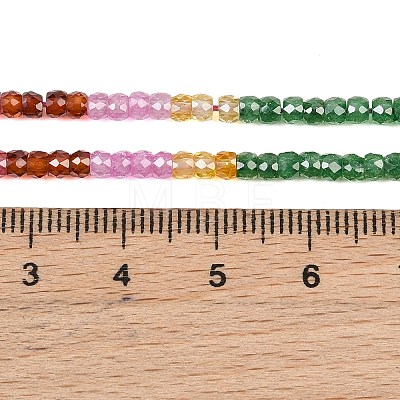 Cubic Zirconia Beads Strands ZIRC-P125-2x3mm-36-1
