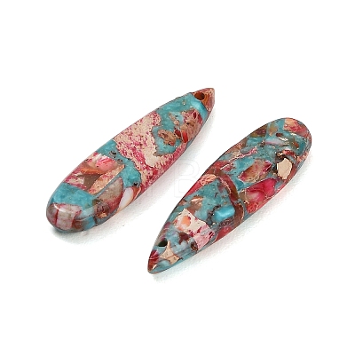 Dyed Synthetic Imperial Jasper Pendants GG-CBAA20A-08A-1