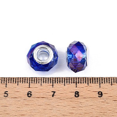 Transparent Glass European Beads GPDL-N004-D14mm-A14-1