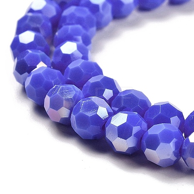 Opaque Glass Beads Stands EGLA-A035-P6mm-B07-1