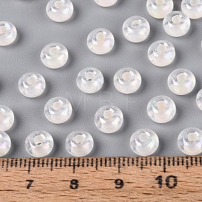 FGB Inside Colours Transparent Glass Seed Beads SEED-T009-01K-1