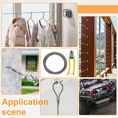 304 Stainless Steel Wire Rope Kit DIY-WH0899-967A-1