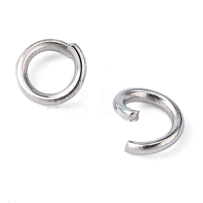 304 Stainless Steel Open Jump Rings STAS-E011-4x0.7mm-1