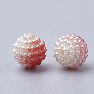 Imitation Pearl Acrylic Beads OACR-T004-12mm-10-1