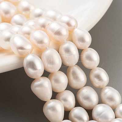 Natural Cultured Freshwater Pearl Beads Strands PEAR-P062-17B-1