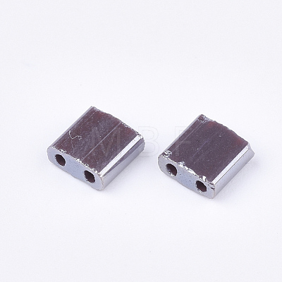 2-Hole Opaque Glass Seed Beads SEED-S023-27C-07-1