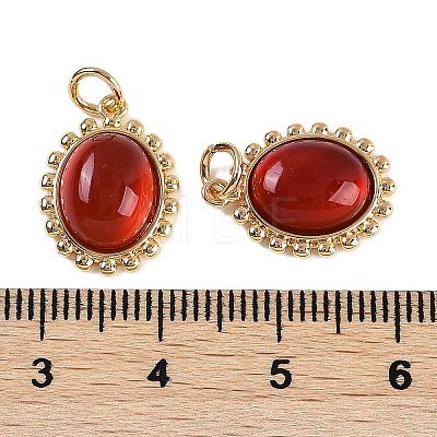 Natural Carnelian(Dyed & Heated) Pendants KK-P283-48G-1