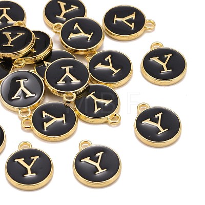 Golden Plated Alloy Charms ENAM-S118-02Y-1