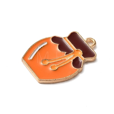 Thanksgiving Day Theme Alloy Enamel Pendants ENAM-M002-03G-01-1