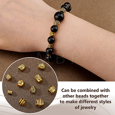 Tibetan Style Alloy Beads TIBEB-GA0001-02AG-1