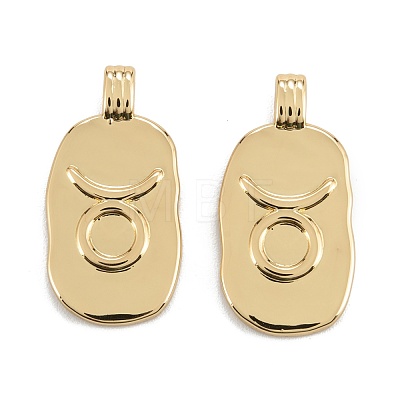 Brass Pendants KK-O140-20G-11-1