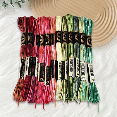 6-Ply Polyester Embroidery Floss OCOR-WH20074-15D-1