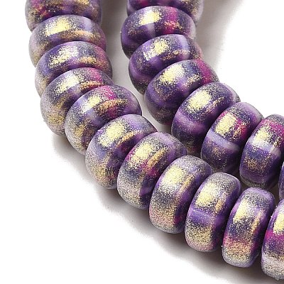 Handmade Polymer Clay Beads Strands CLAY-H006-03O-1