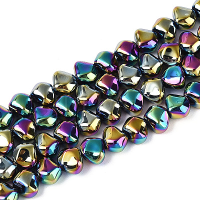 Electroplate Glass Beads Strands EGLA-N017-05A-B01-1